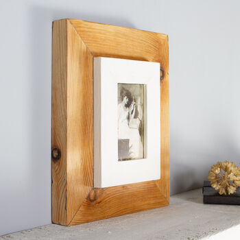 Reclaimed Wood Miniature Photo Frame, 4 of 9