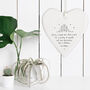 Ceramic Hanging Heart 'Family Love Message Token Gift, thumbnail 2 of 2