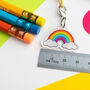 Set Of Two Rainbow Clip On Charms, thumbnail 6 of 11
