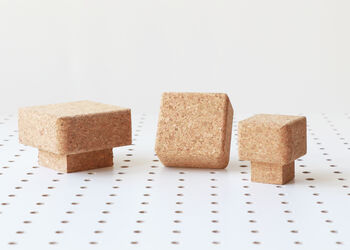Organic Cork Knob | Square, 2 of 6