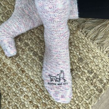 Dog And Owner Personalised Walking Socks, 2 of 7