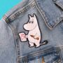 Moomin Moomintroll Drawing Sew On Patch, thumbnail 2 of 2