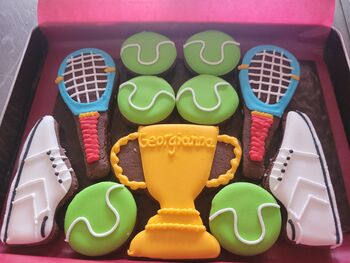 Personalised Tennis Biscuit Tin, 7 of 8