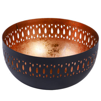 Black And Copper Decorative Pot Pourri Bowl, 2 of 9