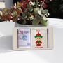 Personalised Christmas Elf Money Gift Holder, thumbnail 7 of 8