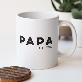 Personalised Papa Mug Father's Day Gift, 5 of 7