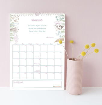 2023 Calendar Botanical A4, 3 of 3