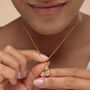 18ct Gold Pug Charm Necklace, thumbnail 1 of 6