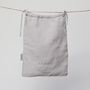 Linen Dove Grey Shoe Bag, thumbnail 3 of 3