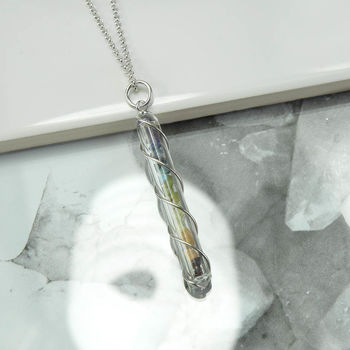 Sterling Silver Chakra Necklace, 2 of 4