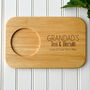 Grandad's Personalised Wooden Tea And Biscuit Board, thumbnail 3 of 4