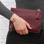 Luxury Leather Personalised Clutch Or Shoulder Bag, thumbnail 8 of 12