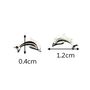 Sterling Silver Dolphin Stud Earrings, thumbnail 7 of 8