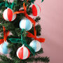 Personalised Striped Ceramic Bauble, thumbnail 10 of 12