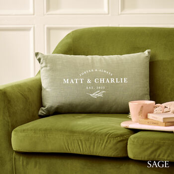 Personalised Housewarming Linen Cushion, 4 of 6