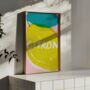French Lemon Colourful Kitchen Print, thumbnail 4 of 8