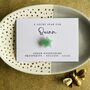 Personalised Lucky Star Gift With Mini Green Aventurine Star, thumbnail 1 of 4