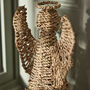Rattan Angel Christmas Decoration, thumbnail 3 of 5