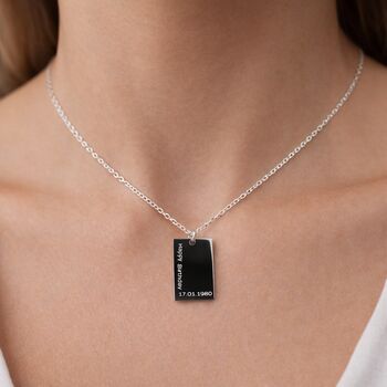 Gifts For Women Personalised Engraved Necklace, 9 of 11