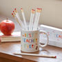 Best Teacher Personalised Mug And Pencil Set, thumbnail 2 of 2