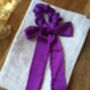Deluxe Silk Satin Scarf Scrunchie, Style No Bow, thumbnail 6 of 8