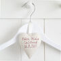 Personalised Hanging Heart New Baby Gift, thumbnail 8 of 11