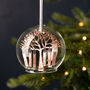 Personalised Family Tree Glass Dome Bauble, thumbnail 8 of 10
