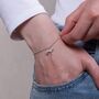 Personalised 3D Alsatian Silver Chain Bracelet, thumbnail 1 of 10