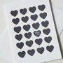 Personalised Chalkboard Love Heart Valentine's Card, thumbnail 2 of 2