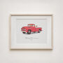 Personalised Car Portrait, Hand Drawn Gift For Him, thumbnail 4 of 12