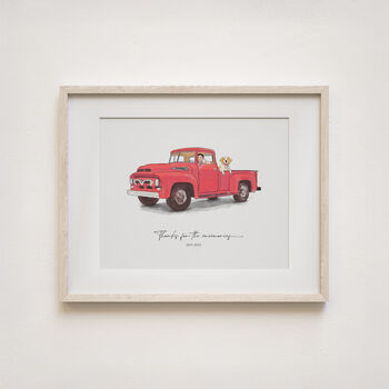 Personalised Car Portrait, Hand Drawn Gift For Him, 4 of 12