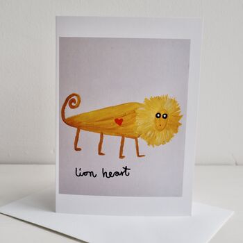 Lion Heart Leo / Valentines Card, 2 of 7