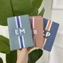 Personalised Faux Leather Stripe Travel Set, thumbnail 1 of 10