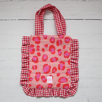 Leopard Mini Tote Bag, 5 of 6