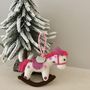Rocking Horse Christmas Tree Decoration, thumbnail 1 of 3