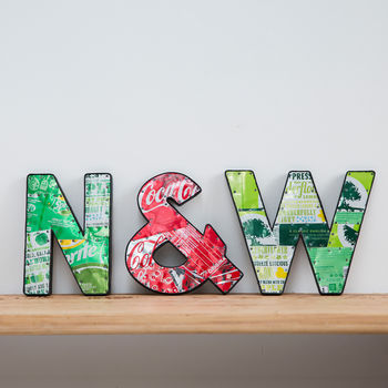 Decorative Drinks Can Letters, 6 of 12