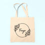 Personalised Wreath Tote Bag, thumbnail 4 of 12