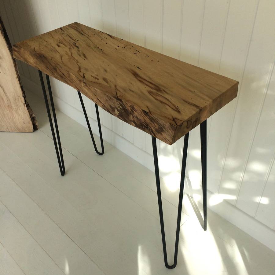 ash or oak console table by sandman home and garden ...