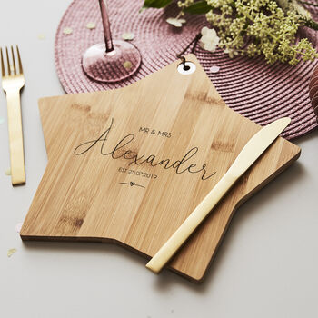 Personalised Wedding Chopping/Cheese Board, 4 of 6