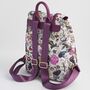 Floral Engravings Small Plum Backpack, thumbnail 2 of 6