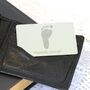 Stainless Steel Engraved Wallet Card With Prints, thumbnail 2 of 6