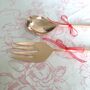Copper Salad Servers ~ Boxed, thumbnail 3 of 4