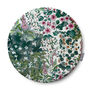 Circular Garden Outdoor Seat Pads Cottage Garden White, thumbnail 1 of 5