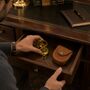 Personalised 11th Anniversary Brass Sundial Compass, thumbnail 6 of 11