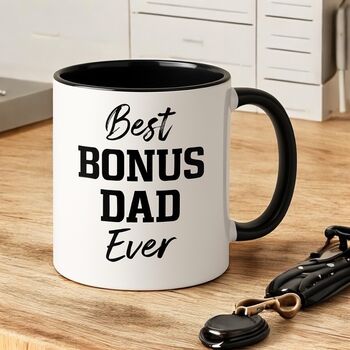 Best Bonus Dad Ever Slogan Mug, 3 of 6