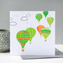 Green Balloons Card, thumbnail 1 of 10