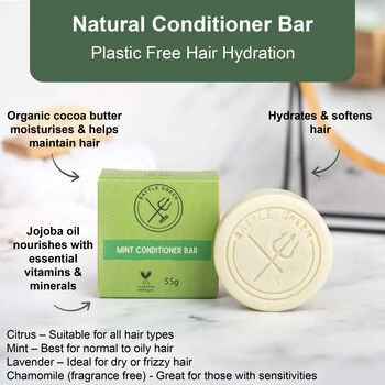 Vegan Hair Conditioner Bar 55g, 3 of 10