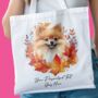 Personalised Dog Autumn Wreath Tote Bags, thumbnail 6 of 12