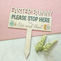 Personalised Easter Bunny Sign, thumbnail 1 of 2