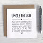 Irrefutably Best Uncle Card, thumbnail 1 of 3
